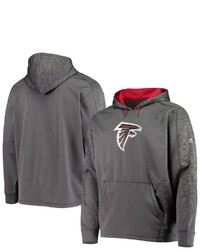 Majestic Charcoal Atlanta Falcons Armor Therma Base Pullover Hoodie At Nordstrom