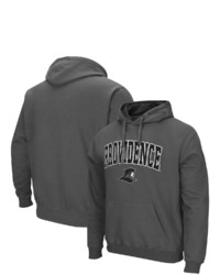 Colosseum Charcoal Providence Friars Arch And Logo Pullover Hoodie At Nordstrom