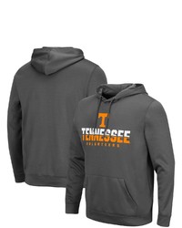 Colosseum Charcoal Tennessee Volunteers Lantern Pullover Hoodie At Nordstrom
