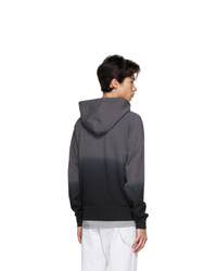 Billionaire Boys Club Grey And Black Dip Dye Astro Hoodie