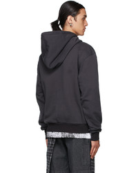 Youths in Balaclava Grey Graphic Hoodie