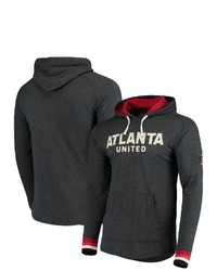 Mitchell & Ness Heathered Black Atlanta United Fc Lightweight Pullover Hoodie At Nordstrom