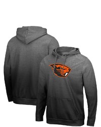 Colosseum Heathered Gray Oregon State Beavers Gradient Pullover Hoodie