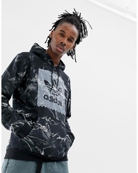 Adidas Skateboarding Marble Hoodie In Black Dh3922, $37 | | Lookastic