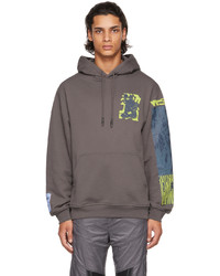 McQ Taupe Cat Lap Relaxed Hoodie