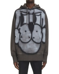 Givenchy X Chito Graffiti Tag Graphic Hoodie In 309 Military Green At Nordstrom