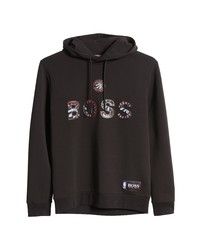 BOSS X Nba Wbounce 2 Toronto Raptors Logo Hooded Sweatshirt