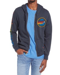 Aviator Nation Zip Graphic Hoodie