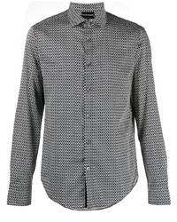 Emporio Armani Printed Button Up Shirt