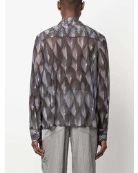LUEDE R Abstract Print Shirt