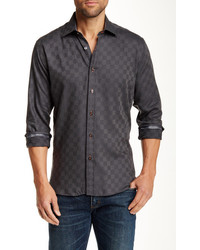 Jared Lang Semi Fitted Checkerboard Shirt