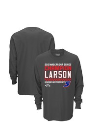 HENDRICK MOTORSPORTS TEAM COLLECTION Charcoal Kyle Larson 2021 Nascar Cup Series Champion Name Number Long Sleeve T Shirt At Nordstrom