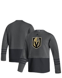 adidas Charcoal Vegas Golden Knights Logo Roready Pullover Sweater At Nordstrom