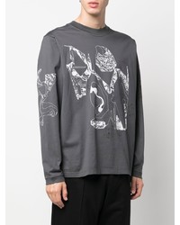 Stone Island Shadow Project Graphic Print Long Sleeve T Shirt