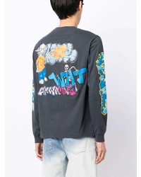 Off-White Graphic Print Long Sleeved T Shirt