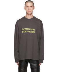 Song For The Mute Gray Communal Strangers Sweatshirt