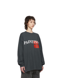 Some Ware Grey Paintings New Body Long Sleeve T Shirt