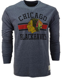 Retro Brand Long Sleeve Chicago Blackhawks T Shirt