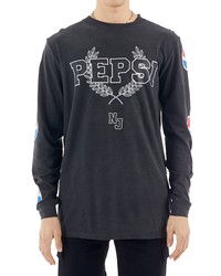 NANA JUDY X Pepsi Vintage Long Sleeve Graphic Tee In Vintage Black At Nordstrom