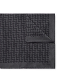Tom Ford Houndstooth Silk Twill Pocket Square