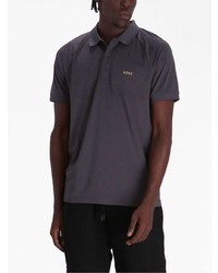 BOSS Logo Print Reflective Polo Shirt