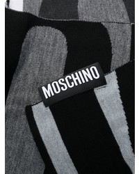 Moschino Logo Wool Blend Scarf