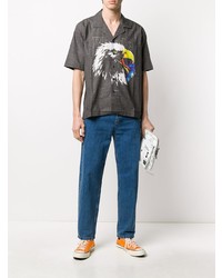 Rhude Eagle Print Bowling Shirt