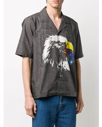 Rhude Eagle Print Bowling Shirt