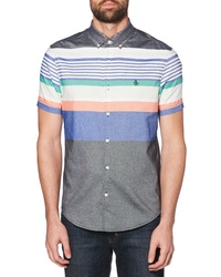 Original Penguin Engineered Stripe Woven Shirt