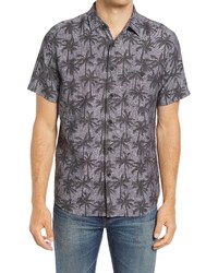 Faherty Island Stretch Short Sleeve Button Up Shirt