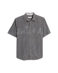 Tommy Bahama Line Em Up Short Sleeve Silk Button Up Shirt