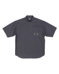 Balenciaga Logo Print Short Sleeve Shirt