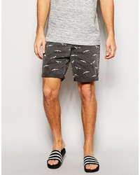 Asos Brand Chino Shorts With Shark Print