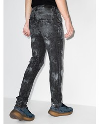purple brand Distressed Wax Effect Slim Jeans