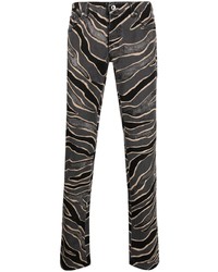 Just Cavalli Zebra Print Skinny Jeans