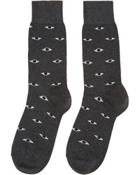 Kenzo Grey Eye Socks