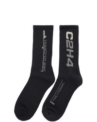 C2h4 Grey Logo Socks