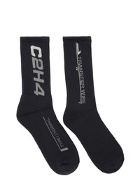 C2h4 Grey Logo Socks