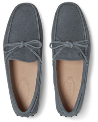 Tod's Gommino Printed Suede Driving Shoes