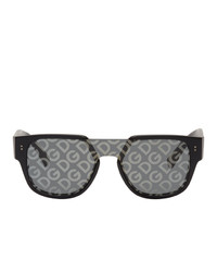 Dolce and Gabbana Black Doico Mask Sunglasses