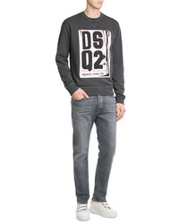 DSQUARED2 Cotton Sweatshirt With Print
