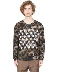 Valentino Camustars Print Cotton Sweatshirt