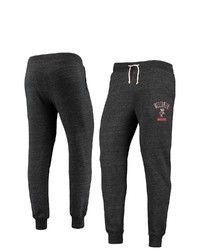 Alternative Apparel Black Wisconsin Badgers Dodgeball Tri Blend Pants At Nordstrom