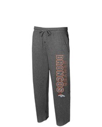 CONCEPTS SPORT Charcoal Denver Broncos Quest Knit Lounge Pants At Nordstrom