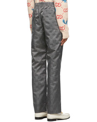 Gucci Grey Off The Grid Gg Lounge Pants