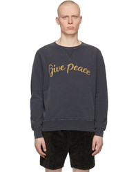 Remi Relief Black Give Peace Sweatshirt