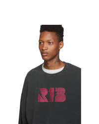R13 Black Thunderbolt Sweatshirt