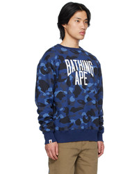 BAPE Blue Gray 4 Way Sweatshirt
