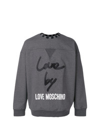 Love Moschino Boxy Fit Branded Sweatshirt