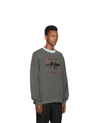 R13 Grey No Guns Sweatshirt